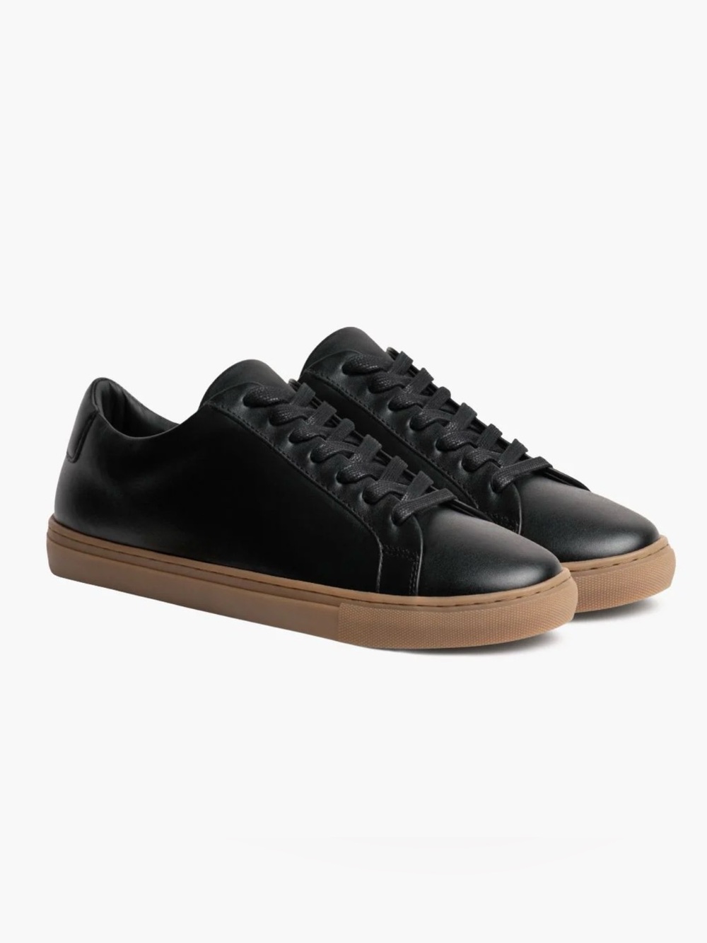 Thursday Boot Co. Premier Leather Low Top Sneakers in Black Size 10.5 Wide